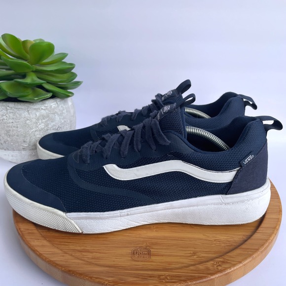 Vans UltraRange RapidWeld Blue White Sneaker Men's 13 Low Top Skater Shoe - Picture 1 of 9